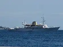 Christina O dans la baie de Beaulieu sur Mer