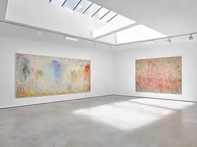 Deux peintures de Christopher Le Brun issues de son exposition New Painting à la Lisson Gallery en 2018.