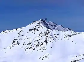 Vue de la cime depuis la pointe du Bouchet à l'est.