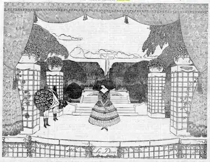 Projet de scénographie théâtrale (1910)