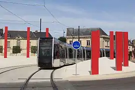 Tramway de Tours.
