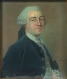 Portrait de Claude Charles Le Caron de Fleury, pastel, datation inconnue, collection particulière.