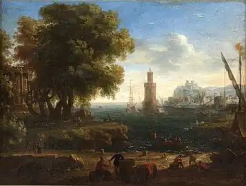 Paysage de port, 1633, musée d'Art de Ponce