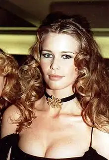 Claudia Schiffer, mannequin actrice- Allemagne de l'Ouest -
