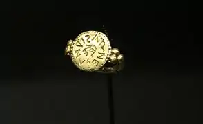 Bague d'Arégonde, épousée entre 525 et 527.