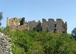 Château de Covasina : face nord.