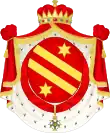 Armoiries de Lucien Bonaparte, prince romain de Canino et de Musignano.