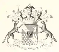 Armes des comtes de la famille Stroganov (1836)