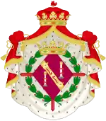 Dragon engoulant une bande. Duché de Franco