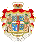 Grandes armoiries du prince Joachim de Danemark