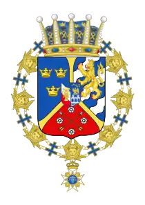 Armoiries du prince Eugène à partir 1905.