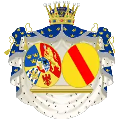 Armoiries de la princesse héritière Victoria de 1881 à 1905.