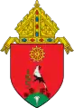 Le Messager sagittaire (Sagittarius serpentarius) ou Secrétaire.  Roman Catholic Diocese of Dumaguete&nbsp;(en).