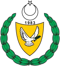 Armoiries de la république turque de Chypre du Nord (1983-2007)