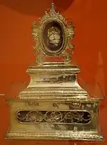 Coffret reliquaire Gibrien (XVIIe&nbsp;siècle).