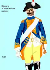 Régiment Colonel-Général cavalerie de 1786 à 1791