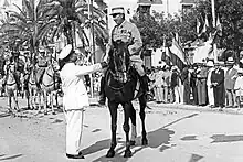 Colonel Gabriel Bougrain, commandant le 4e&nbsp;régiment de spahis tunisiens et Commandant d'Armes. Sfax. 1934