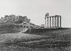 L'Acropole à Athènes (octobre 1839)