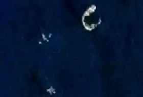 Image satellite des îles Columbretes.