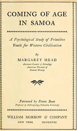 Image illustrative de l’article Adolescence à Samoa