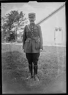Le commandant Mollinier du 2e&nbsp;bataillon de chasseurs à pied.