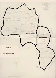 En 1845, Meyronne redevient commune