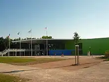 Photographie présentant le complexe sportif de la Monnerie.
