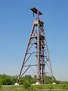 Le chevalement du puits Ledoux no&nbsp;1.