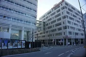 Siège actuel du conseil régional, 2 rue Simone-Veil à Saint-Ouen-sur-Seine.