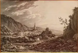 Vue de Digne, du couvent de la Sainte-EnfanceMusée GassendiDigne-les-Bains