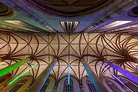 La voûte de l'église.