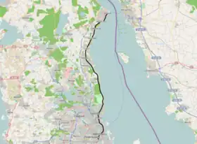 Voir la carte de la ligne.