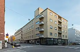 Coin de Albertinkatu et Punavuorenkatu.