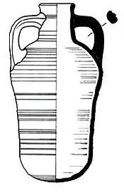 Late Roman Amphora 1, sa coupe et son imitation égyptienne