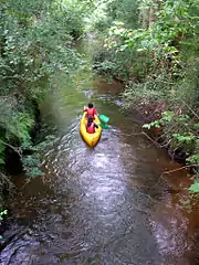 Canoë sur le « Courant des Forges ».