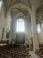 Collatéral nord, 1re&nbsp;travée, vue vers l'est.