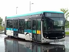 Le Crealis 18 no&nbsp;4001 au terminus de Sucy - Bonneuil.