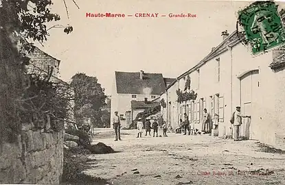 La grande rue en 1913.