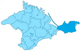 Localisation de Raïon de Lénine