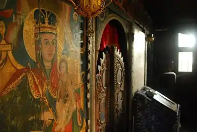 Détail de l'iconostase.
