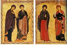 Tabellone gauche et droit.