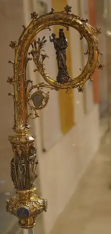 Crosse pastorale, musée de Saint-Mihiel.