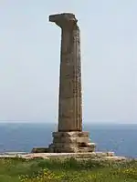 Colenne du temple d'Héra