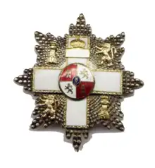 Croix de l'Ordre du mérite militaire espagnol, première classe