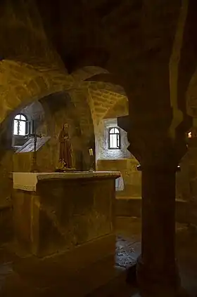 Crypte de l'église de Caniac-du-Causse