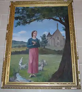 Tableau représentant sainte Alpais (XIXe&nbsp;siècle)