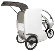 Cyclopolitain CycloCargo pour le transport de marchandises (France).