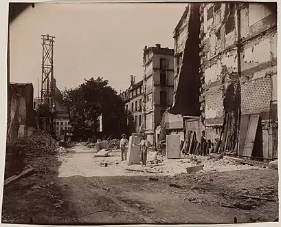 Démolition du Passage Saint-Pierre (Juin 1914).