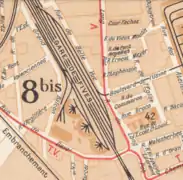 Le dépôt sur plan  de 1930