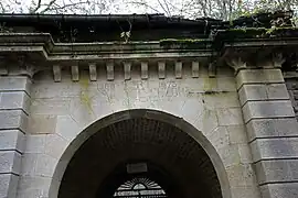 Détail de l'entrée du fort.